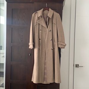 100% wool full length coat